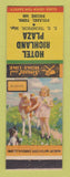 Matchbook Cover - Hotel Richland Plaza Pulaski TN