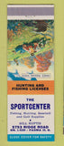 Matchbook Cover - Sportcenter Parma OH sporting goods