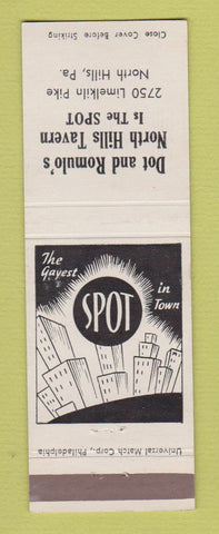Matchbook Cover - Dot and Romulo's North Hills Tavern North Hills PA