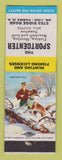 Matchbook Cover - Sportcenter Parma OH sporting goods