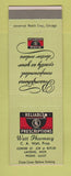 Matchbook Cover - Walt Pharmacy Drug Store Lansing MI