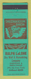 Matchbook Cover - Ralph LaLone Dry Wall Remodeling