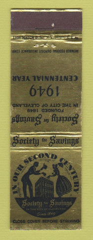 Matchbook Cover - Society for Savings Cleveland OH 1949