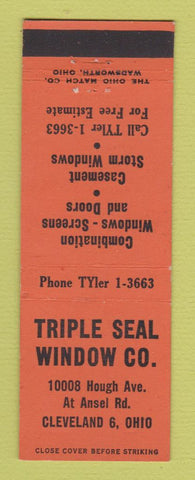 Matchbook Cover - Triple Seal Window Company Cleveland OH