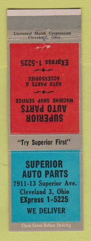 Matchbook Cover - Superior Auto Parts Cleveland OH
