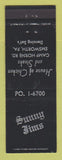Matchbook Cover - Sunny Jims Restaurant Emsworth PA