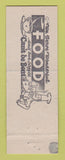 Matchbook Cover - Anderson Cafe Warrensburg MO