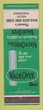 Matchbook Cover - Wal Over Shoes Plencner's Beloit WI