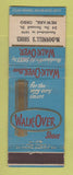 Matchbook Cover - Walk Over Shoes McDonnell's Newark OH