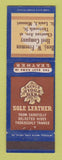 Matchbook Cover - Tioga Oak Sole Leather Shoes Benjamin Freeman St Louis MO