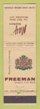 Matchbook Cover - Freeman Men's Shoes May Brothers Oklahoma City OK WEAR