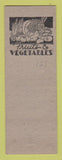 Matchbook Cover - Green and White Grocery Lansing MI Chriastmas