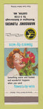 Matchbook Cover - Harrisons' Flowers Easton MD girlie