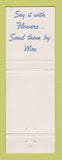 Matchbook Cover - Harrisons' Flowers Easton MD girlie