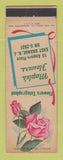 Matchbook Cover - Maple's Flowers East Orange NJ