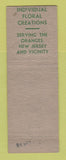 Matchbook Cover - Maple's Flowers East Orange NJ