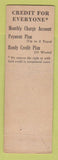 Matchbook Cover - Lasalle & Koch's Store Toledo OH