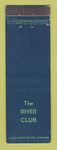 Matchbook Cover - The River Club Lion Canada 1929 WEAR