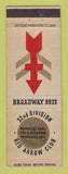 Matchbook Cover - 32nd Division Red Arrow Club Milwaukee WI