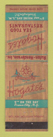 Matchbook Cover - Hogate's Seafood Restaurant Washington DC