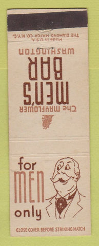 Matchbook Cover - Mayflower Hotel Men's Bar Washington DC