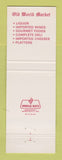 Matchbook Cover - Old World Market Washington DC