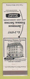 Matchbook Cover - Jefferson Federal Savings Washington DC