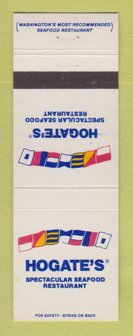 Matchbook Cover - Hogate's Seafood Restaurant Washington DC