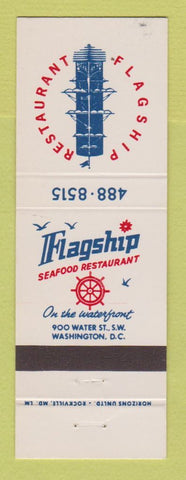 Matchbook Cover - Flagship Seafood Restaurant Washington DC
