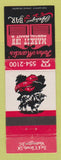 Matchbook Cover - Market Inn Restaurant Bar Washington DC