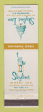 Matchbook Cover - Skyline Motor Inn Washington DC New York City