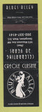Matchbook Cover - Blues Alley Music Georgetown Washington DC