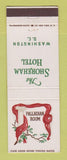 Matchbook Cover - Shoreham Hotel Washington DC Palladian Room