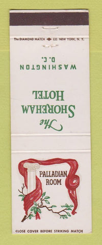 Matchbook Cover - Shoreham Hotel Washington DC Palladian Room