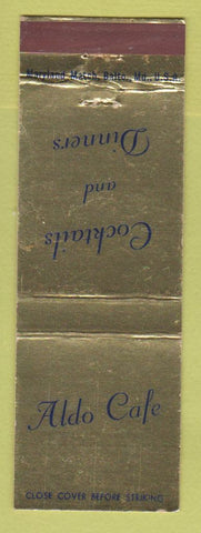 Matchbook Cover - Aldo Cafe Washington DC