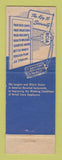 Matchbook Cover - Retail Clerks Union AFL Cio Washington DC