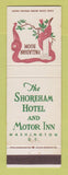 Matchbook Cover - Shoreham Hotel Washington DC Palladian Room