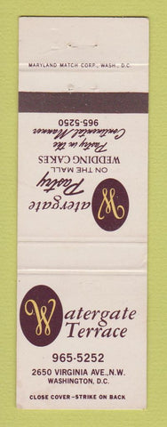 Matchbook Cover - Watergate Terrace Washington DC