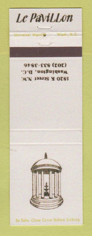 Matchbook Cover - Le Pavillon Washington DC