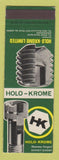 Matchbook Cover - Holo Krome Birmingham UK England Thermo Forged