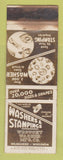 Matchbook Cover Washers & Stampings Wrought Washer Milwaukee WI REAL PHOTO WORN