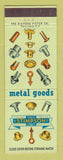 Matchbook Cover - Stimpson Metal Goods Brookly NY 1952