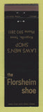 Matchbook Cover - Florsheim Shoes Law Men's Shop Kingsville TX