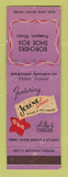 Matchbook Cover - Jolene Shoes Borchers Shoe Box Freeport IL WEAR