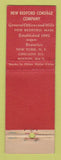 Matchbook Cover - New Bedford Rope MA
