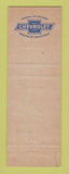 Matchbook Cover - 1955 Chevrolet Davison Clio MI