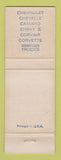 Matchbook Cover - 1967 Chevrolet Jones Bremen GA