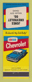 Matchbook Cover - 1958 Chevrolet Jones Malad City ID