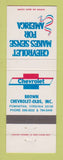Matchbook Cover - Chevrolet Brown Oldsmobile Powhatan VA