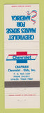 Matchbook Cover - Chevrolet Chapman Oldsmobile Uvalde TX